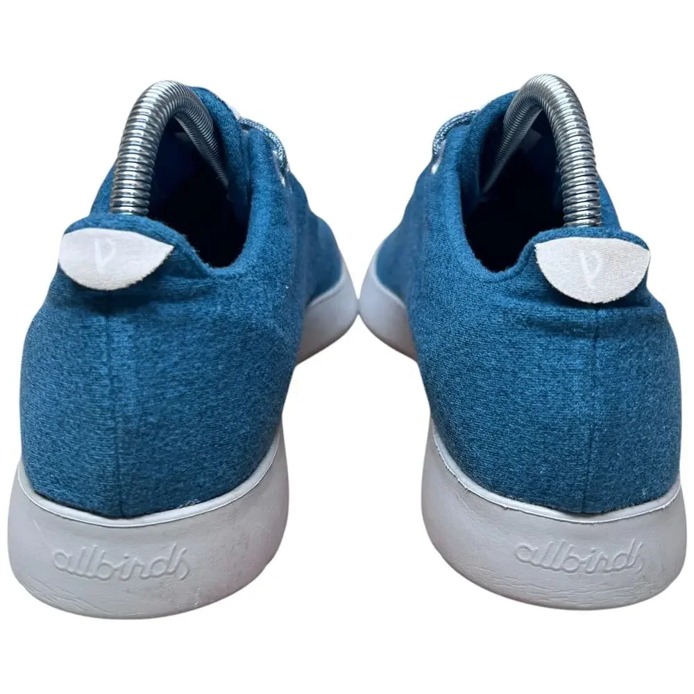 ALLBIRDS The Wool Runnner Men's Sz 8 Thrive Teal Trainers Sneakers Merino Wool